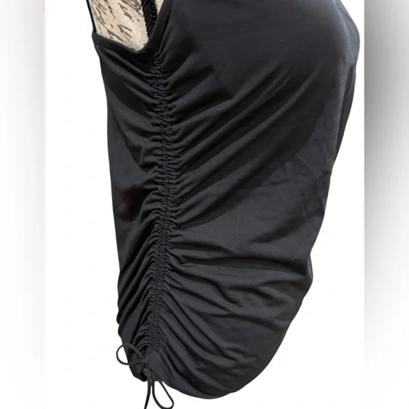 Land’s End Tankini and Swim Skirt Size 12 Black - Picture 7 of 16